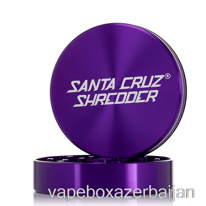 Vape Baku Santa Cruz Shredder 2.75inch Large 2-Piece Grinder Purple (70mm)